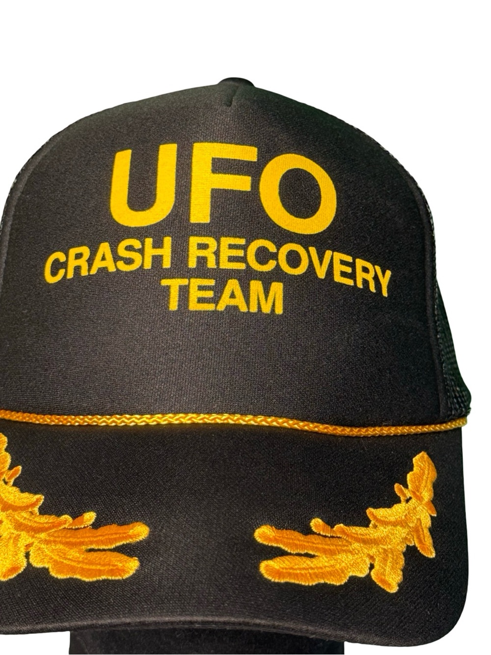 UFO Crash Recovery Team - Captain’s SnapBack trucker hat - black